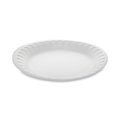 Pactiv Unlaminated Foam Dinnerware, Plate, 7" Diameter, White, PK900 YTH100070000